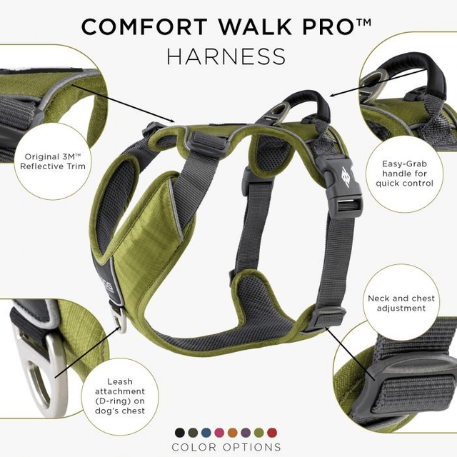 Dog Copenhagen - Comfort Walk Pro Harness - Hunting Green